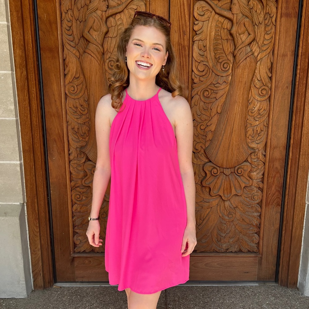 Hot Pink Summer Dress